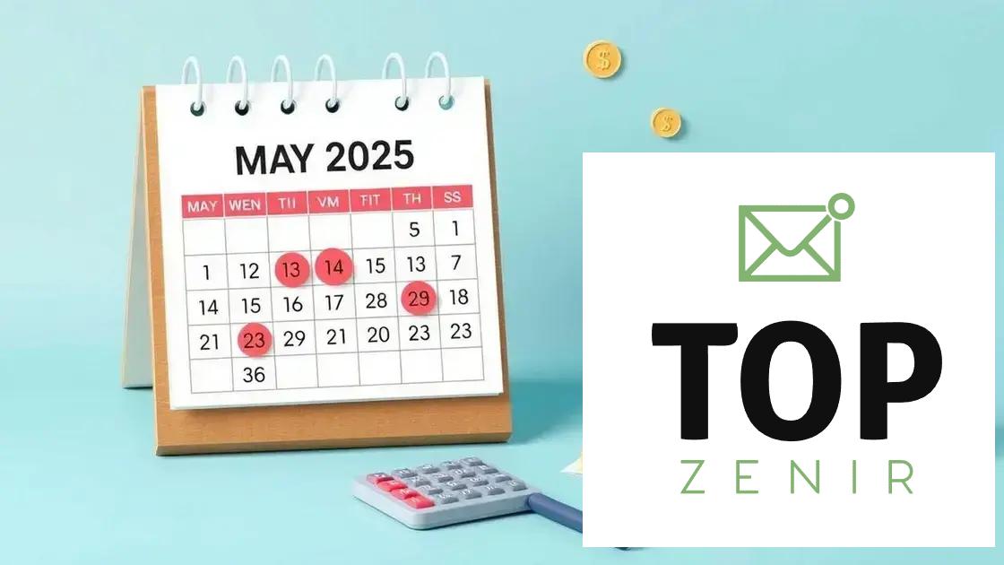 Social Security payment schedule for May 2025